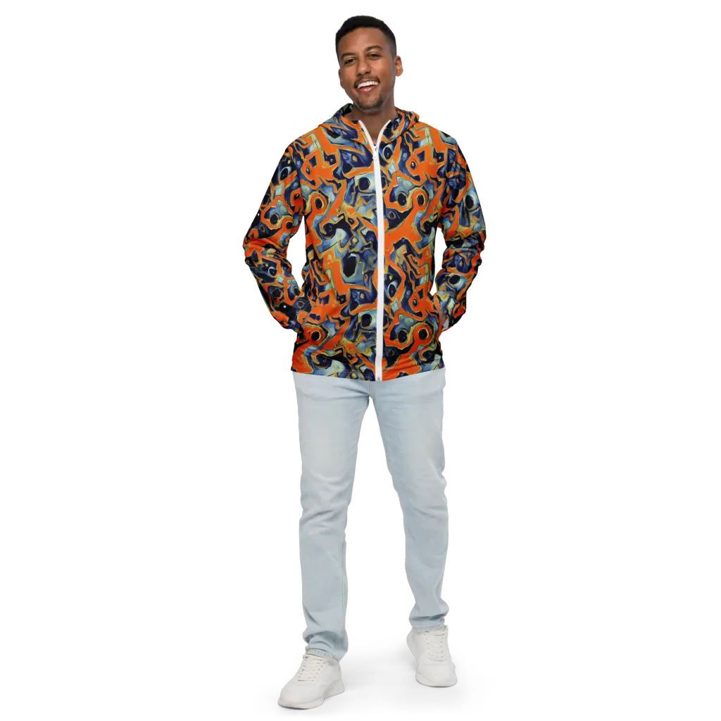 Sonic Melt on Men's Windbreaker — Front