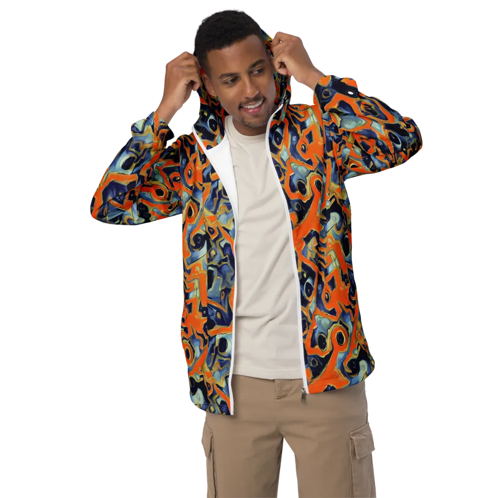 Sonic Melt on Men's Windbreaker — Front