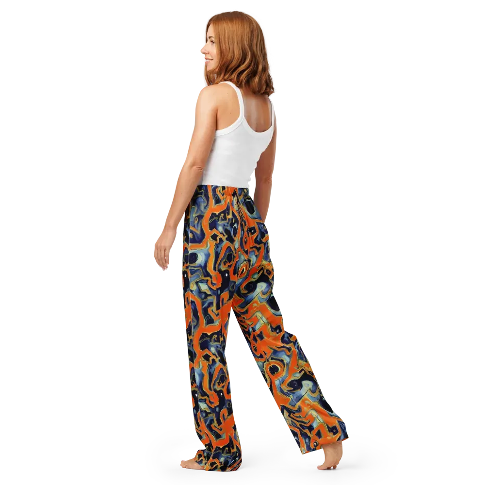 Sonic Melt on Women's Pajama Pants — Back