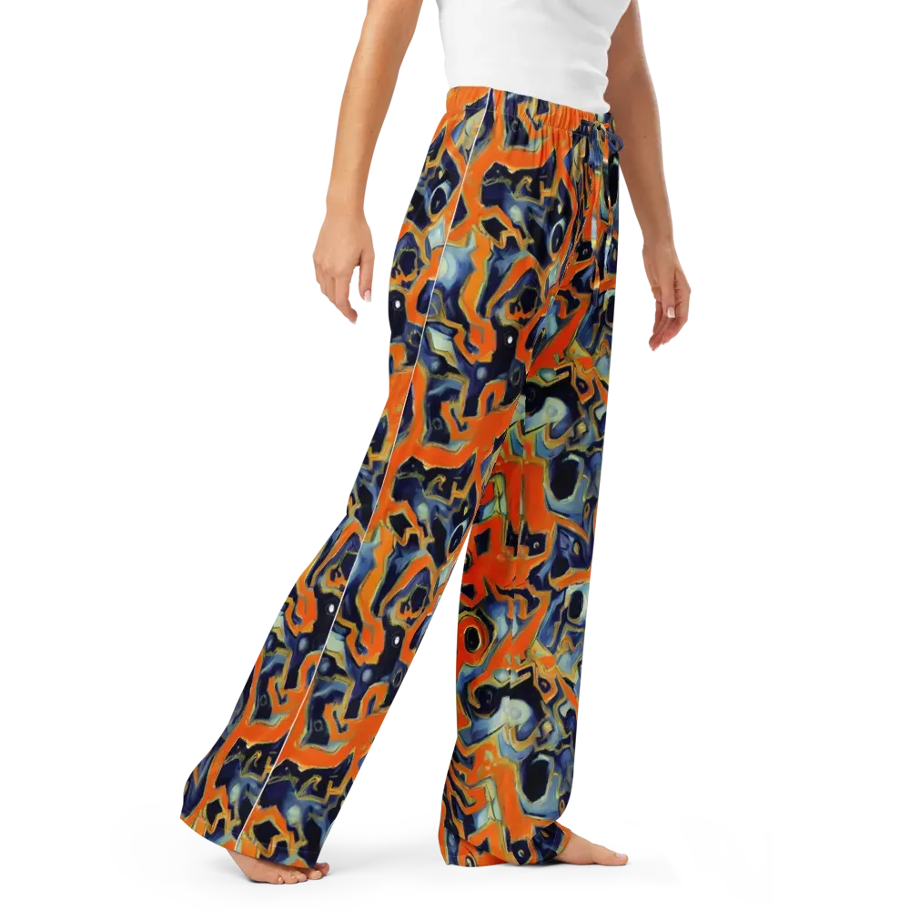 Sonic Melt on Women's Pajama Pants — Right Front