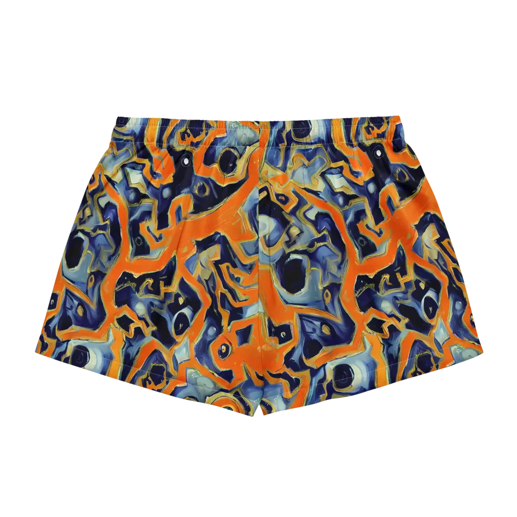 Sonic Melt on Women's Pajama Shorts — Back