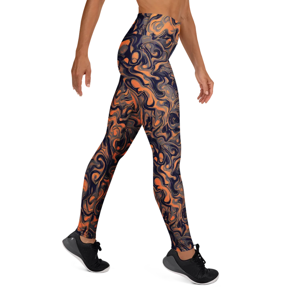 Amber Maelstrom on Yoga Leggings — Right