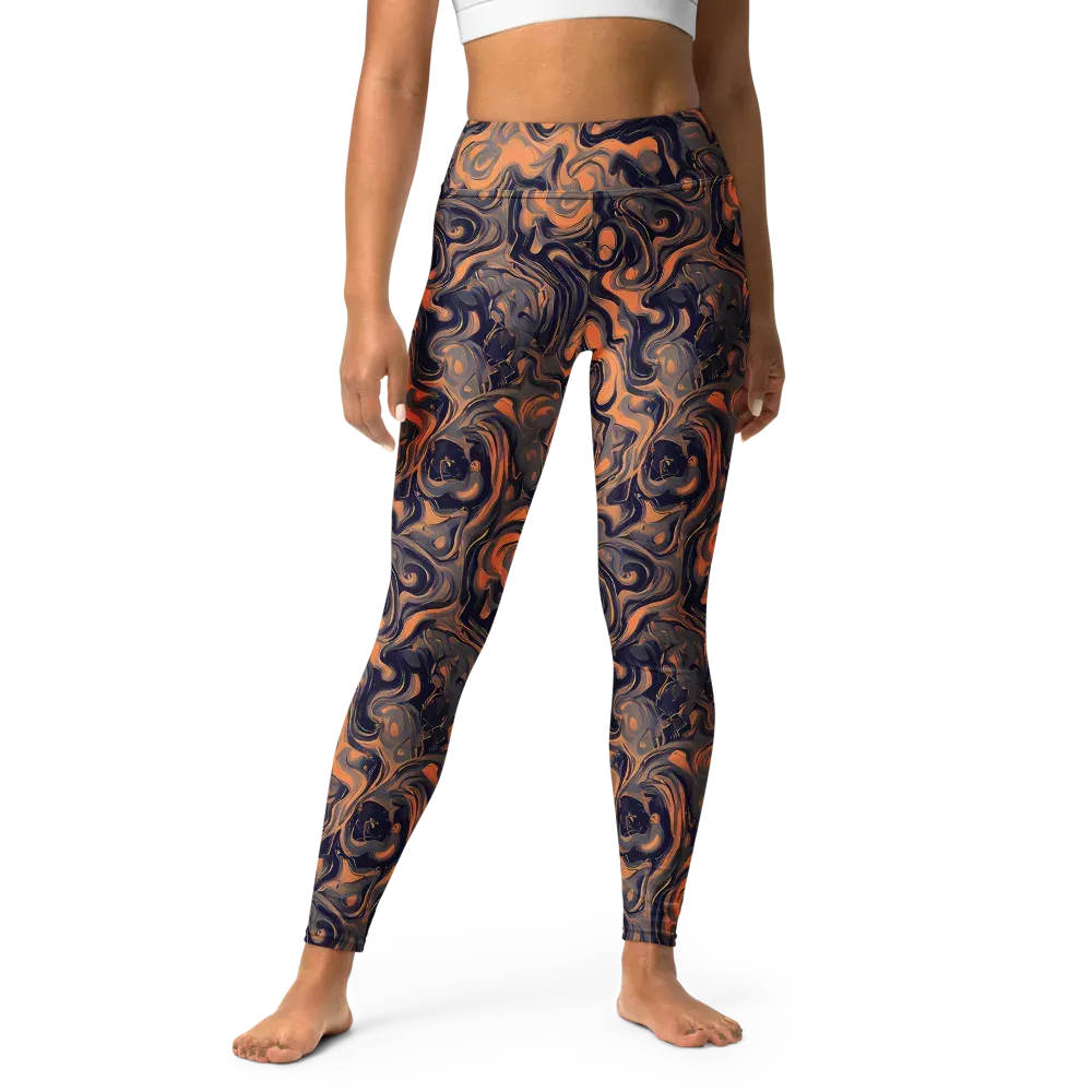 Amber Maelstrom on Yoga Leggings — Front