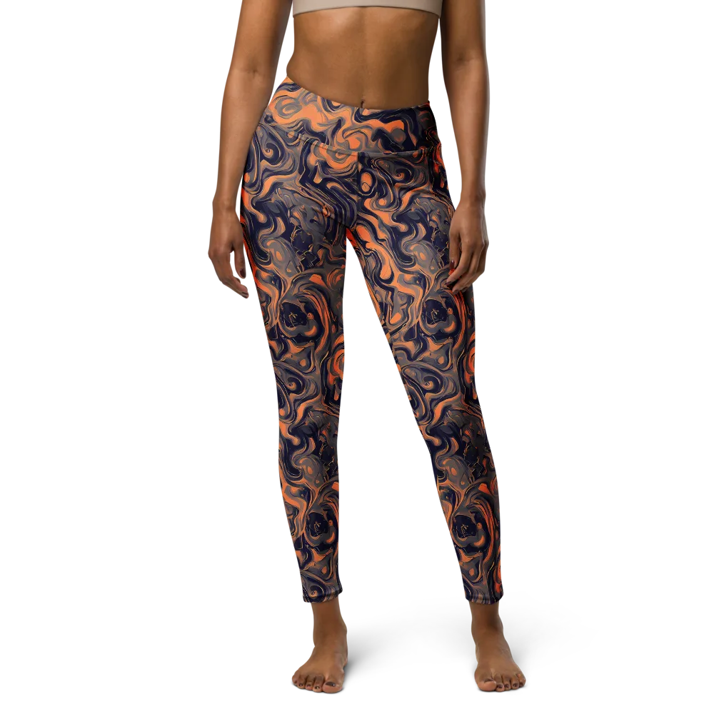 Amber Maelstrom on Yoga Leggings — Front