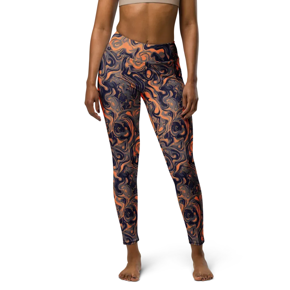 Amber Maelstrom on Yoga Leggings — Front