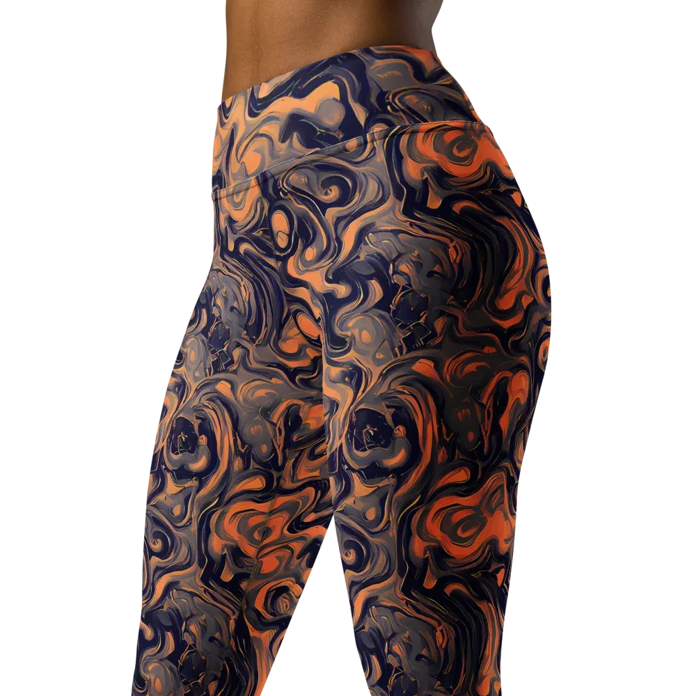 Amber Maelstrom on Yoga Leggings — Left Front