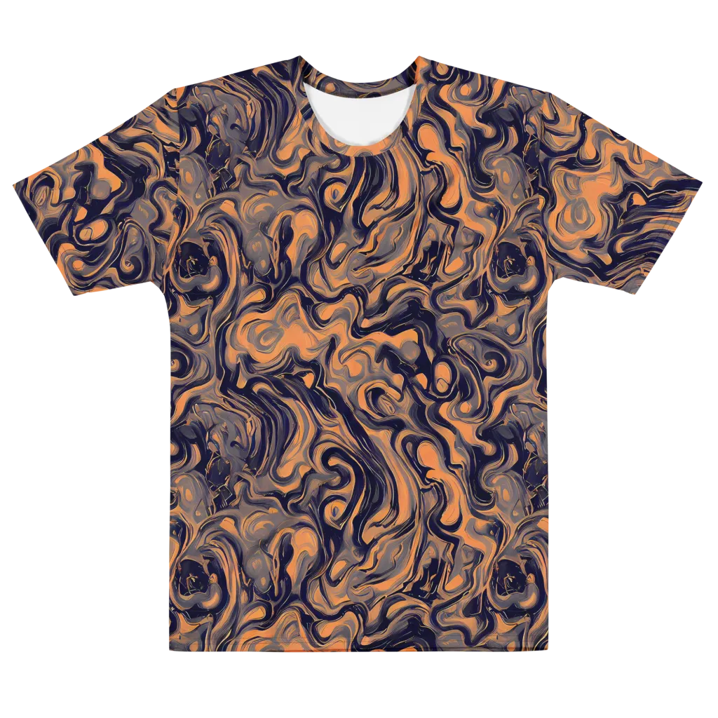 Amber Maelstrom on Men's Cotton Crew Neck T-Shirt — Front