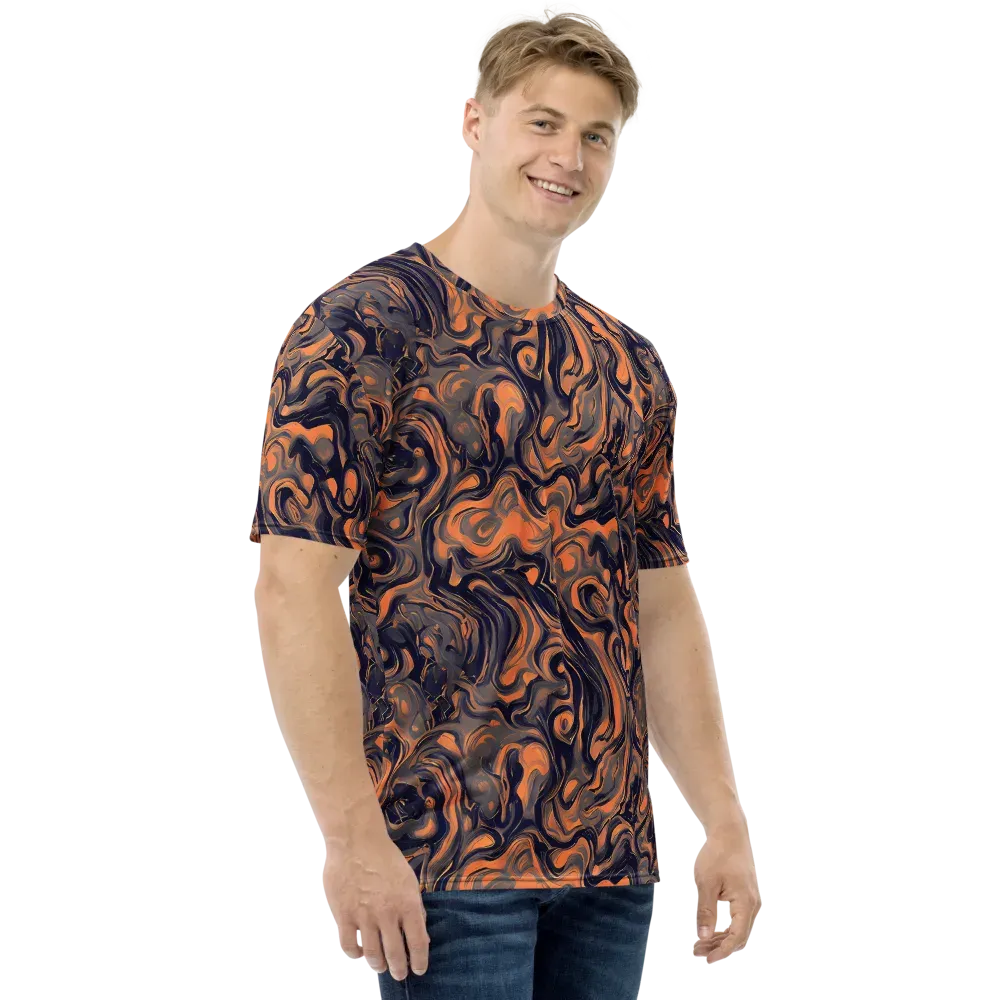Amber Maelstrom on Men's Crew Neck T-Shirt — Right