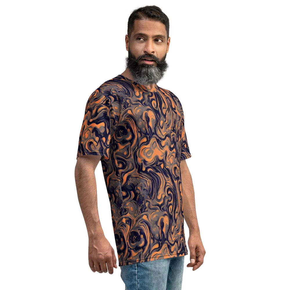 Amber Maelstrom on Men's Crew Neck T-Shirt — Right
