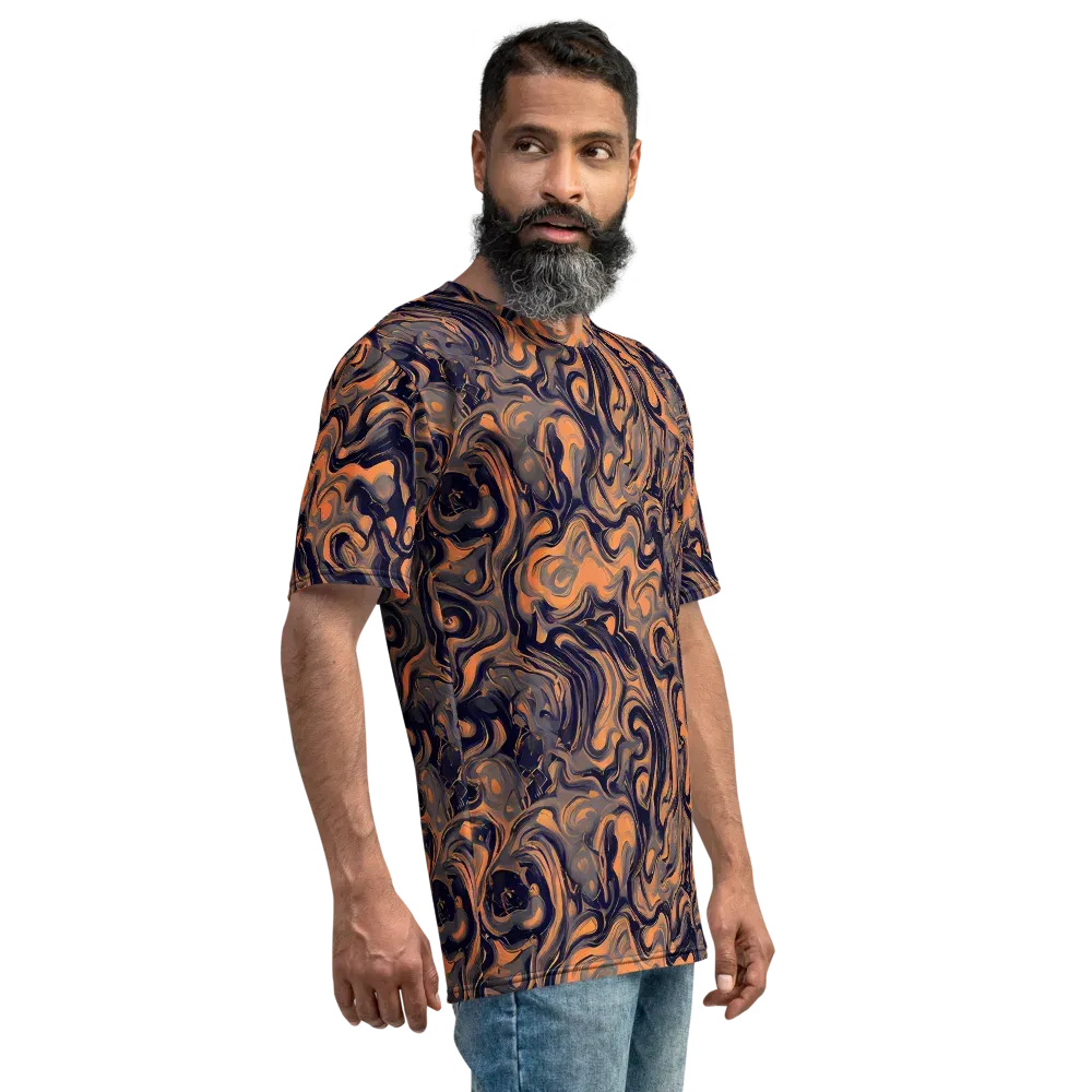 Amber Maelstrom on Men's Crew Neck T-Shirt — Right