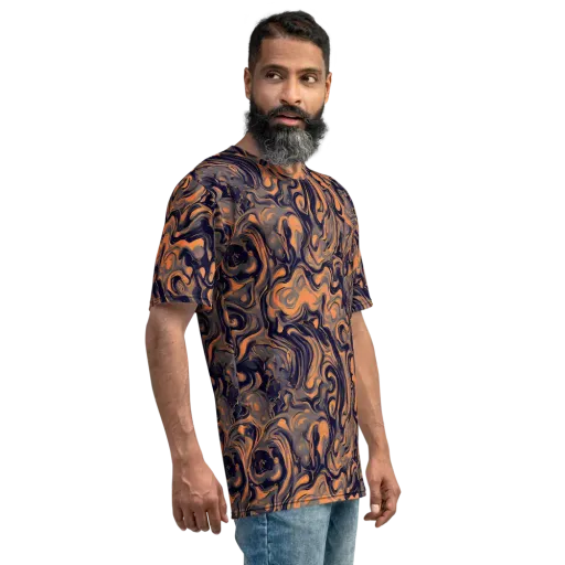 Amber Maelstrom on a Men's Crew Neck T-Shirt