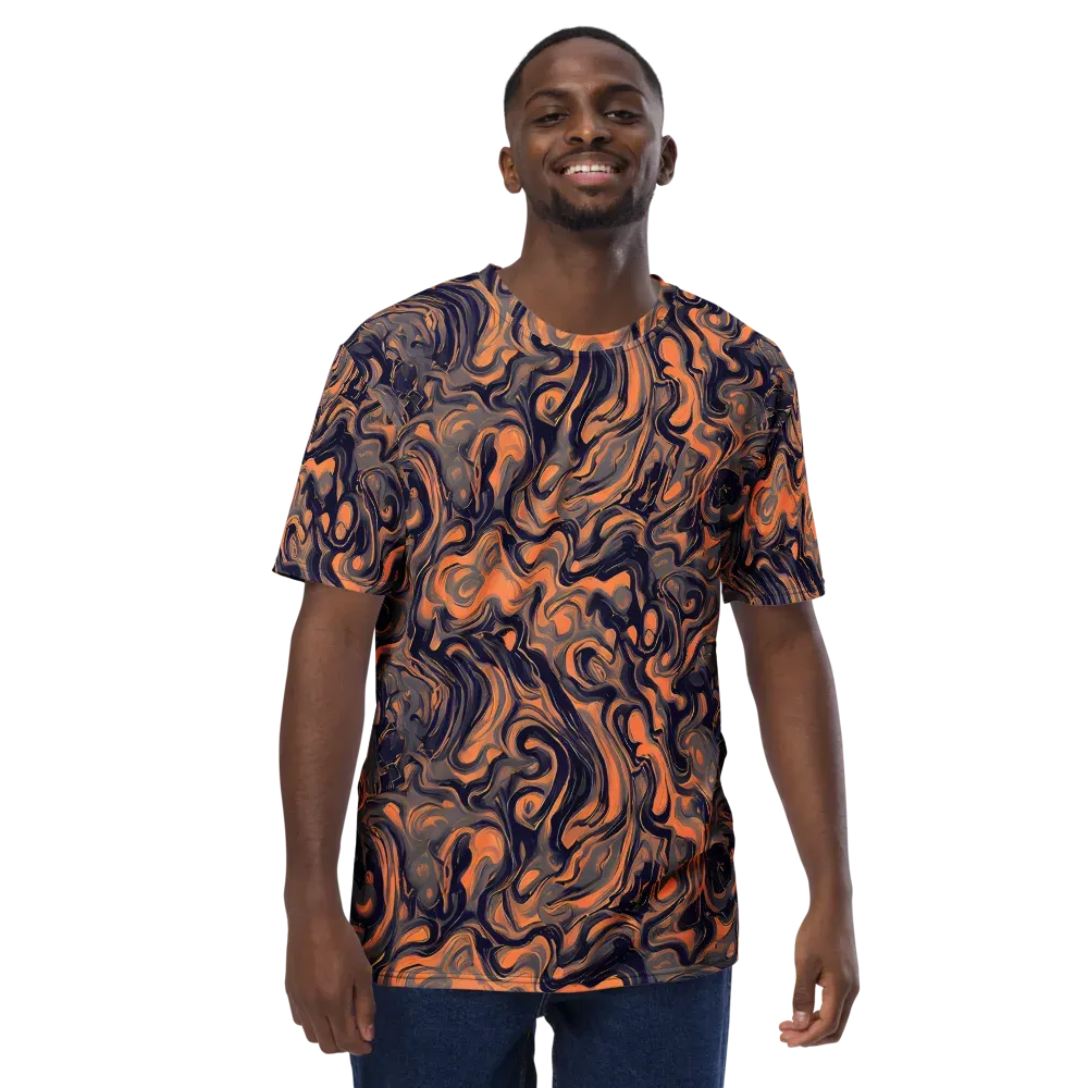 Amber Maelstrom on Men's Crew Neck T-Shirt — Front