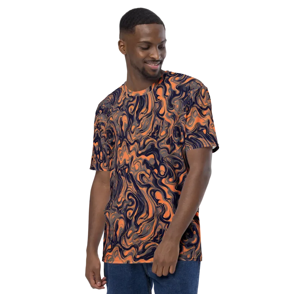 Amber Maelstrom on Men's Crew Neck T-Shirt — Left