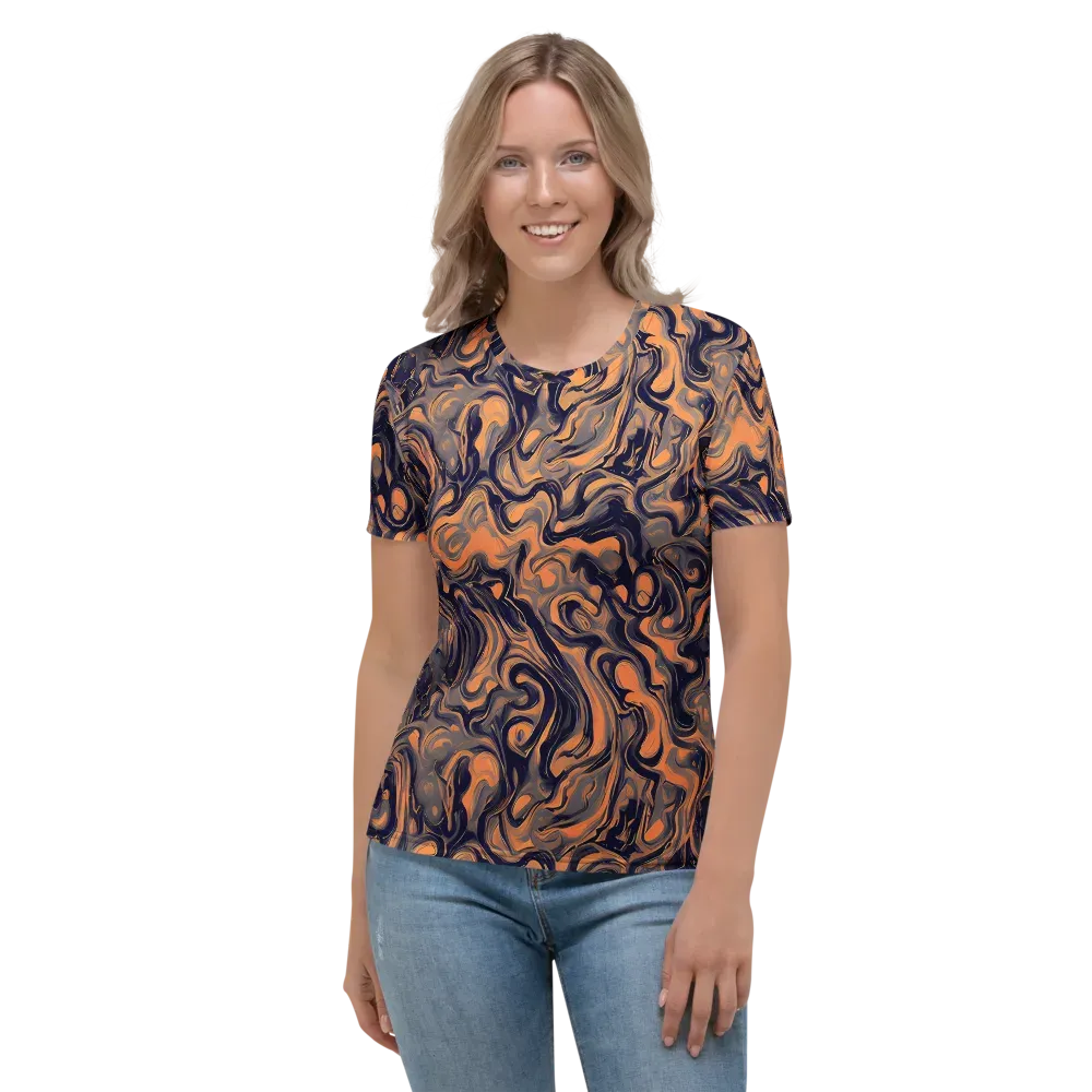 Amber Maelstrom on Women's Crew Neck T-Shirt — Front