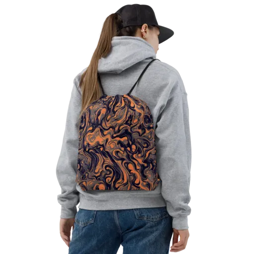 Amber Maelstrom on a Drawstring Bag