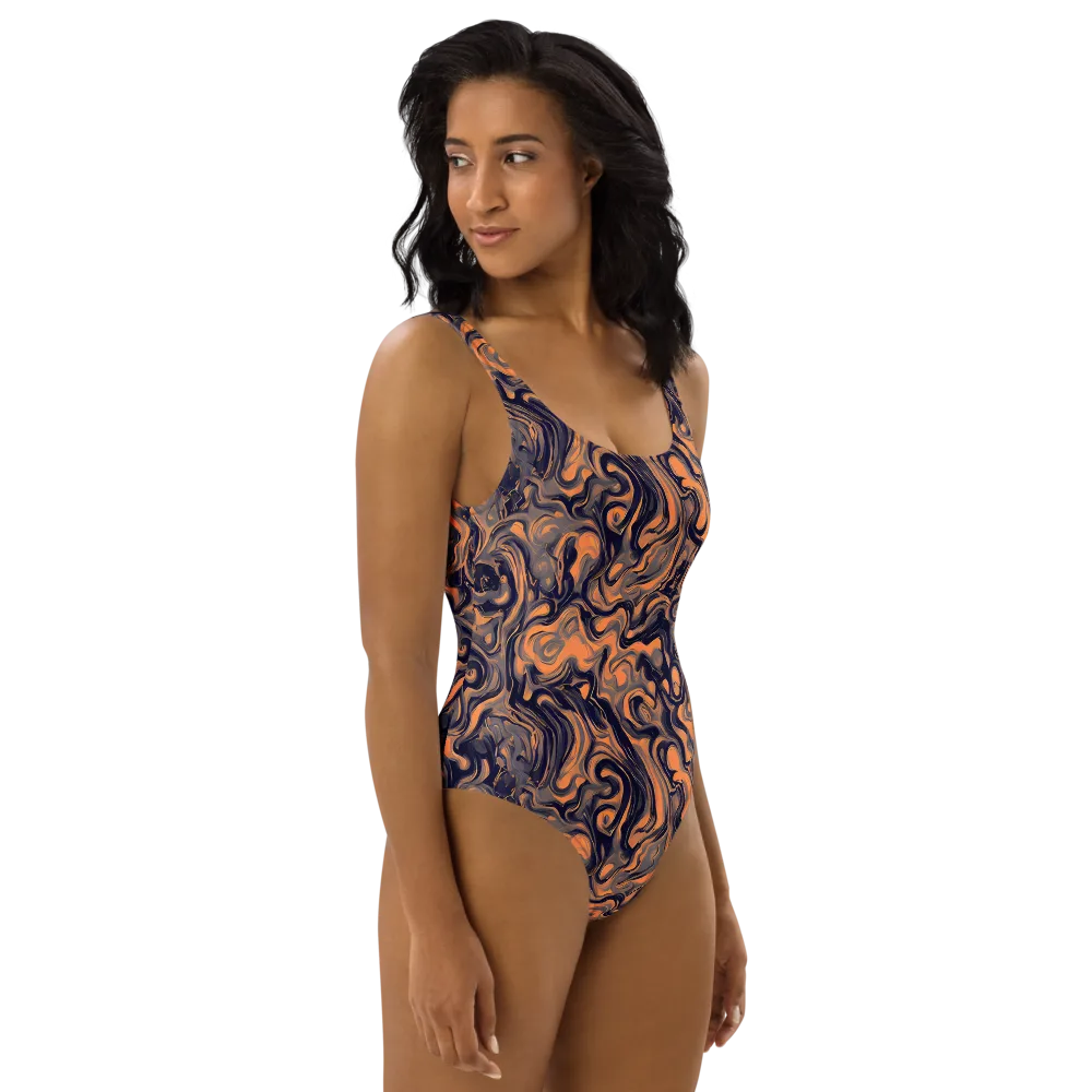 Amber Maelstrom on One-Piece Swimsuit — Right