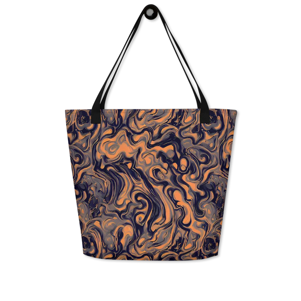 Amber Maelstrom on Large Tote Bag W/ Pocket — Front