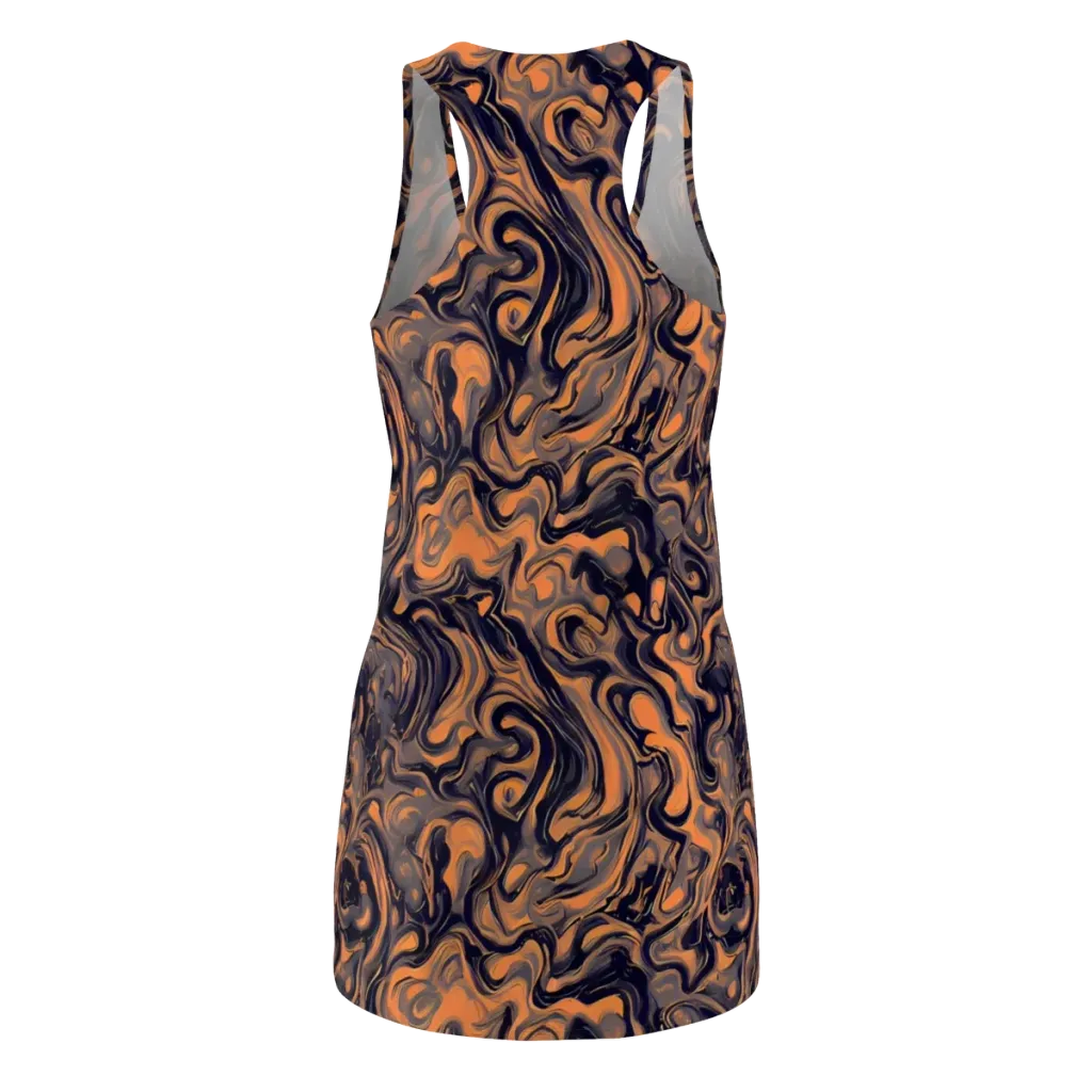 Amber Maelstrom on Racerback Dress — Back