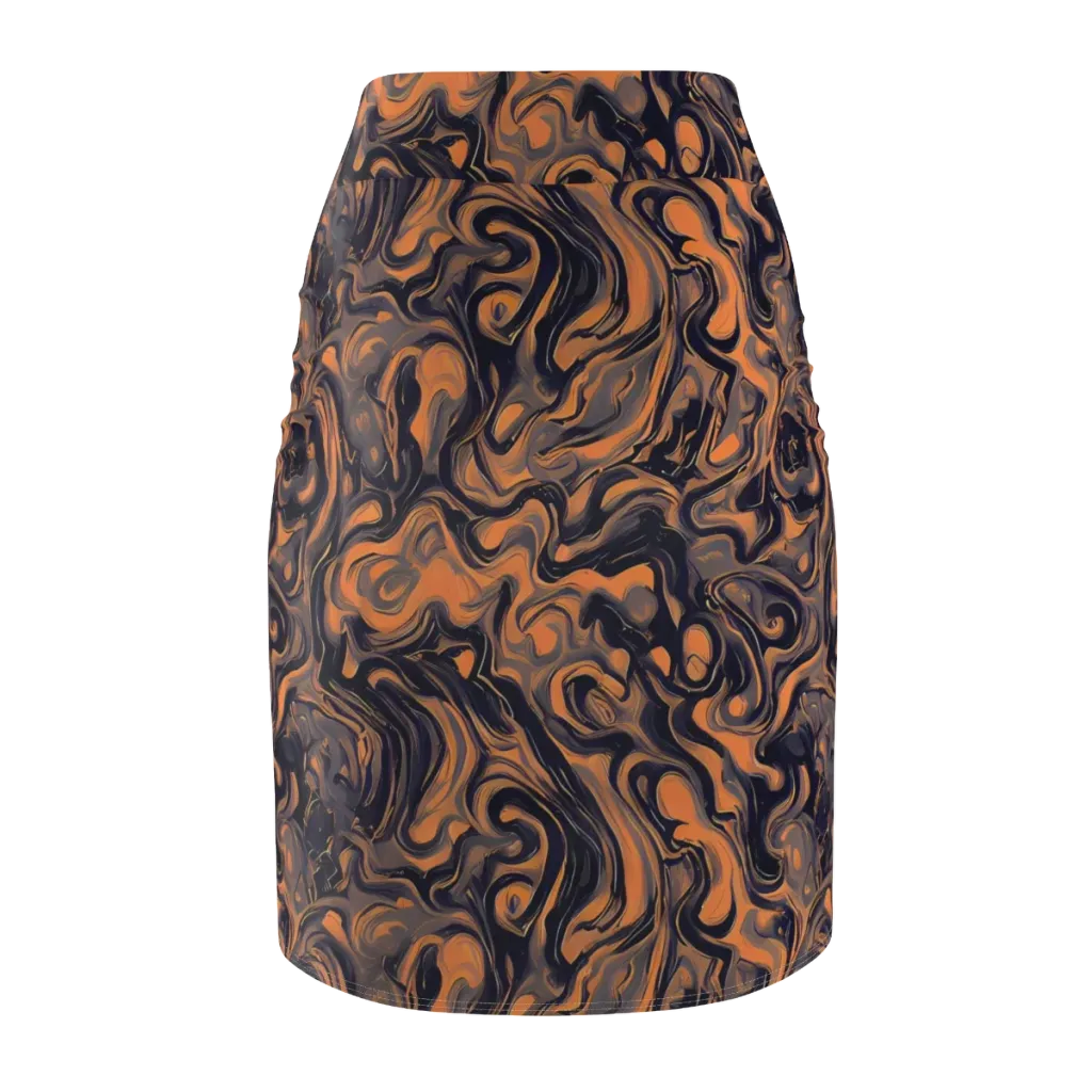 Amber Maelstrom on Pencil Skirt — Back