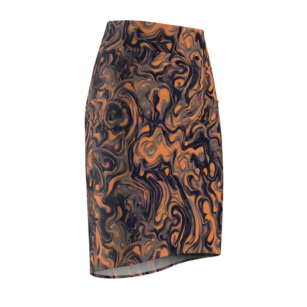Amber Maelstrom on Pencil Skirt — Front Side