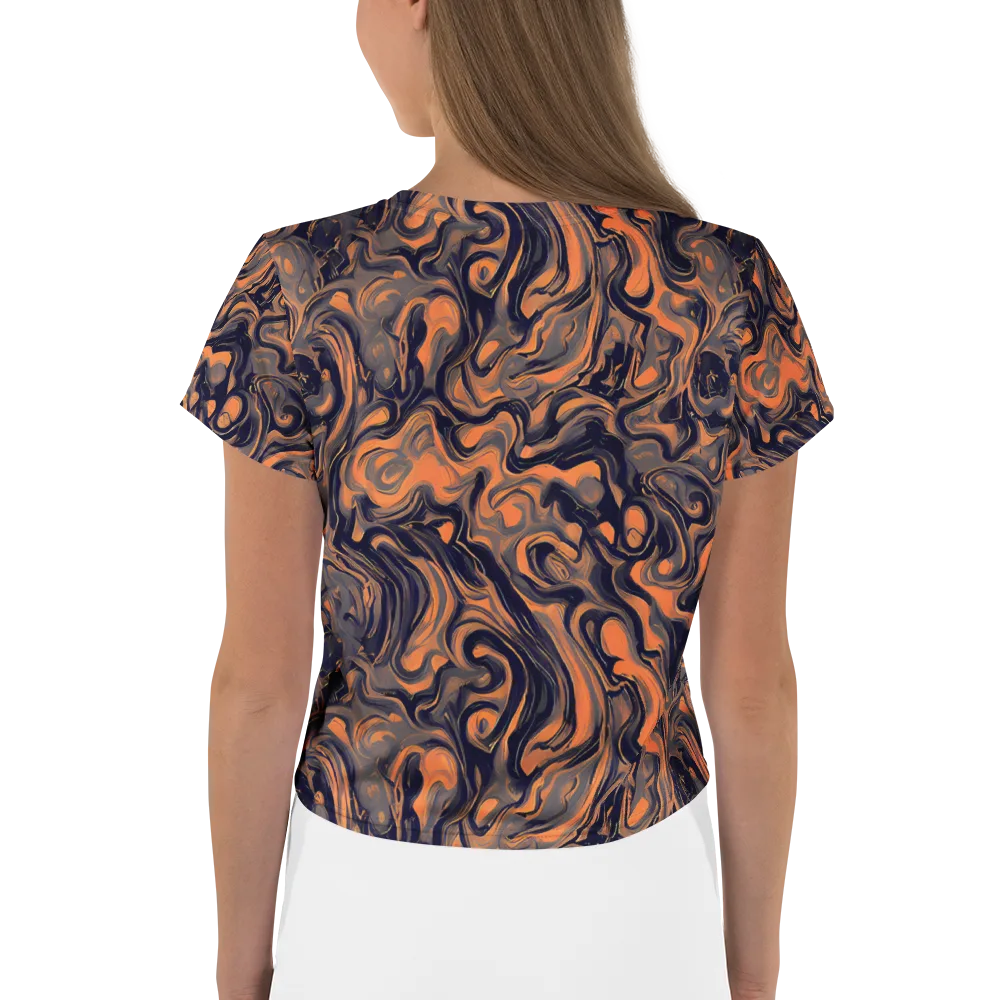 Amber Maelstrom on Crop Tee — Back
