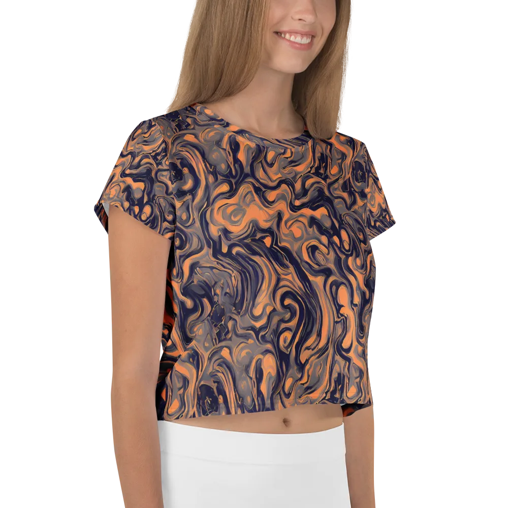 Amber Maelstrom on Crop Tee — Right