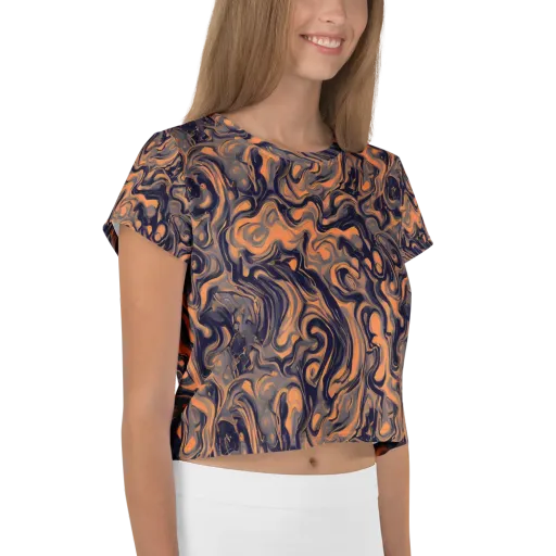 Amber Maelstrom on a Crop Tee