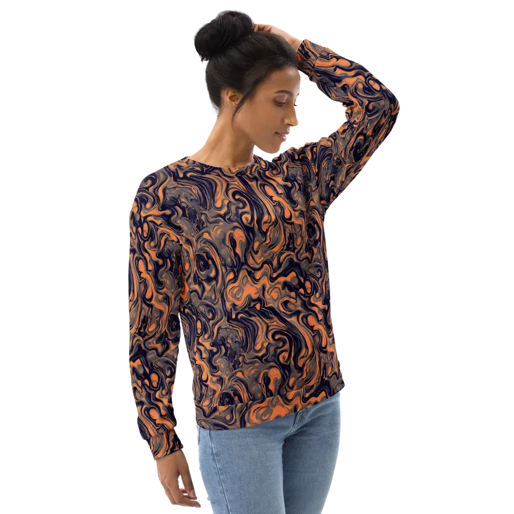 Amber Maelstrom on Sweatshirt — Right Front