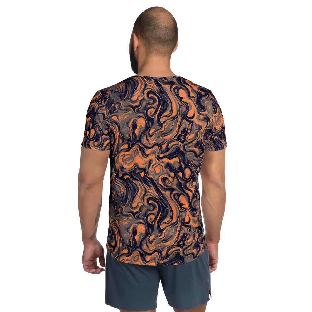 Amber Maelstrom on Men's Athletic T-Shirt — Back