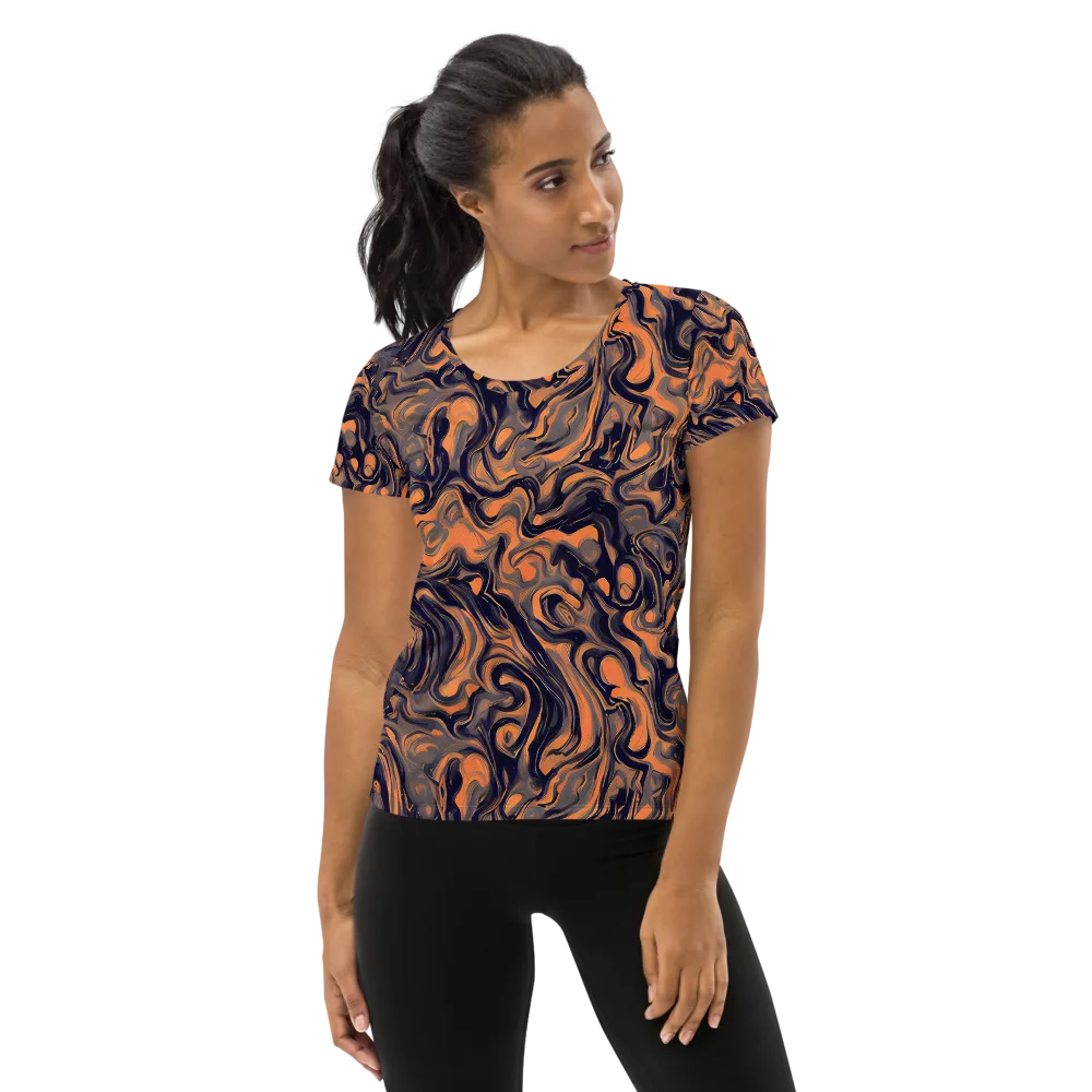 Amber Maelstrom on Women's Athletic T-Shirt — Front