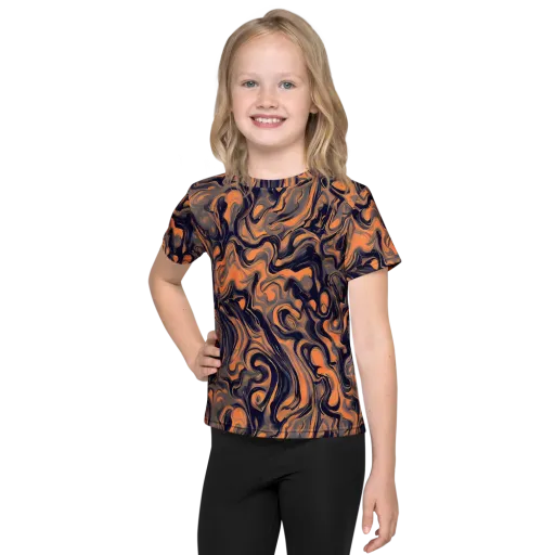 Amber Maelstrom on a Kids Crew Neck T-Shirt