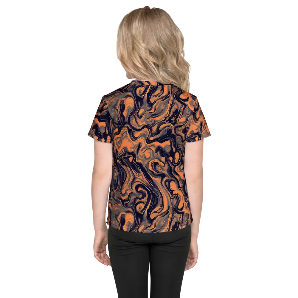 Amber Maelstrom on Kids Crew Neck T-Shirt — Back
