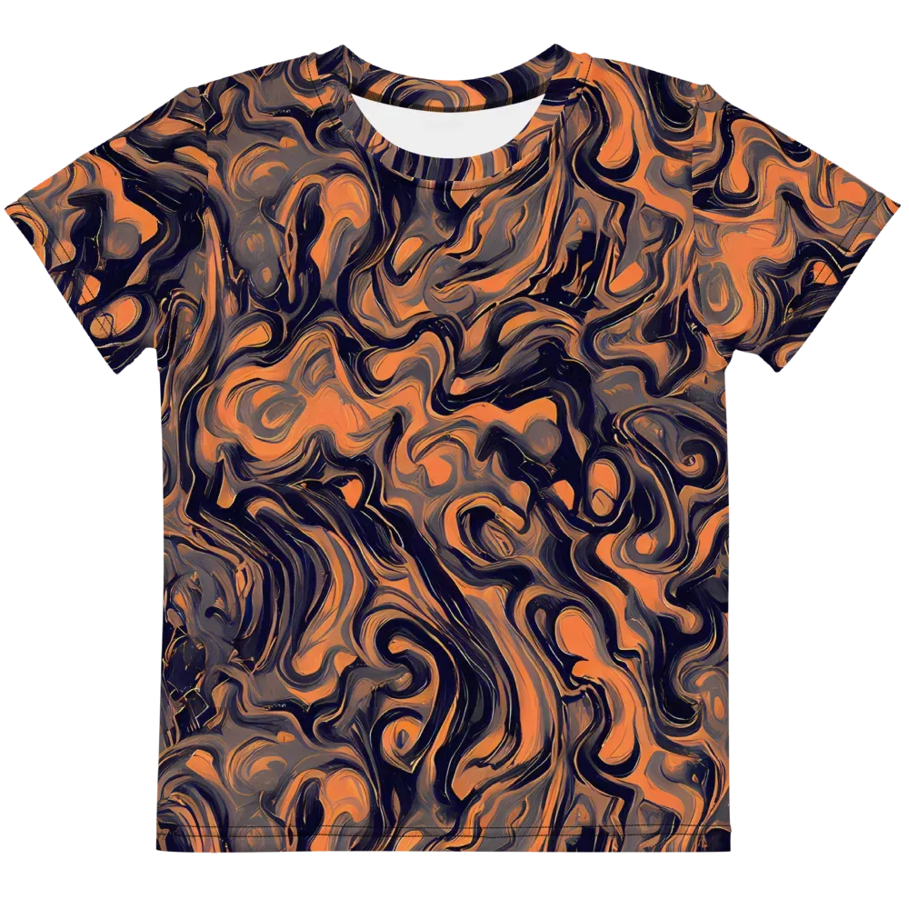 Amber Maelstrom on Kids Crew Neck T-Shirt — Front