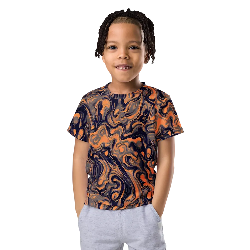 Amber Maelstrom on Kids Crew Neck T-Shirt — Front