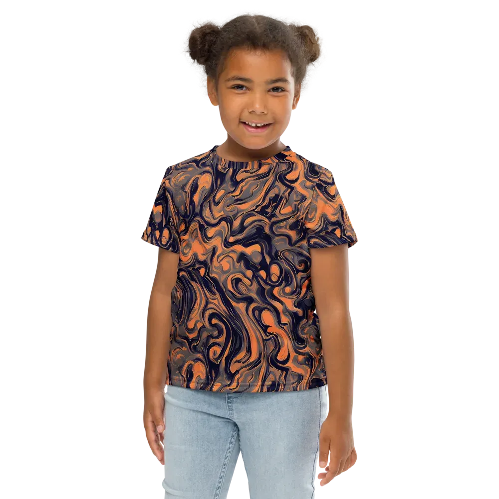 Amber Maelstrom on Kids Crew Neck T-Shirt — Front