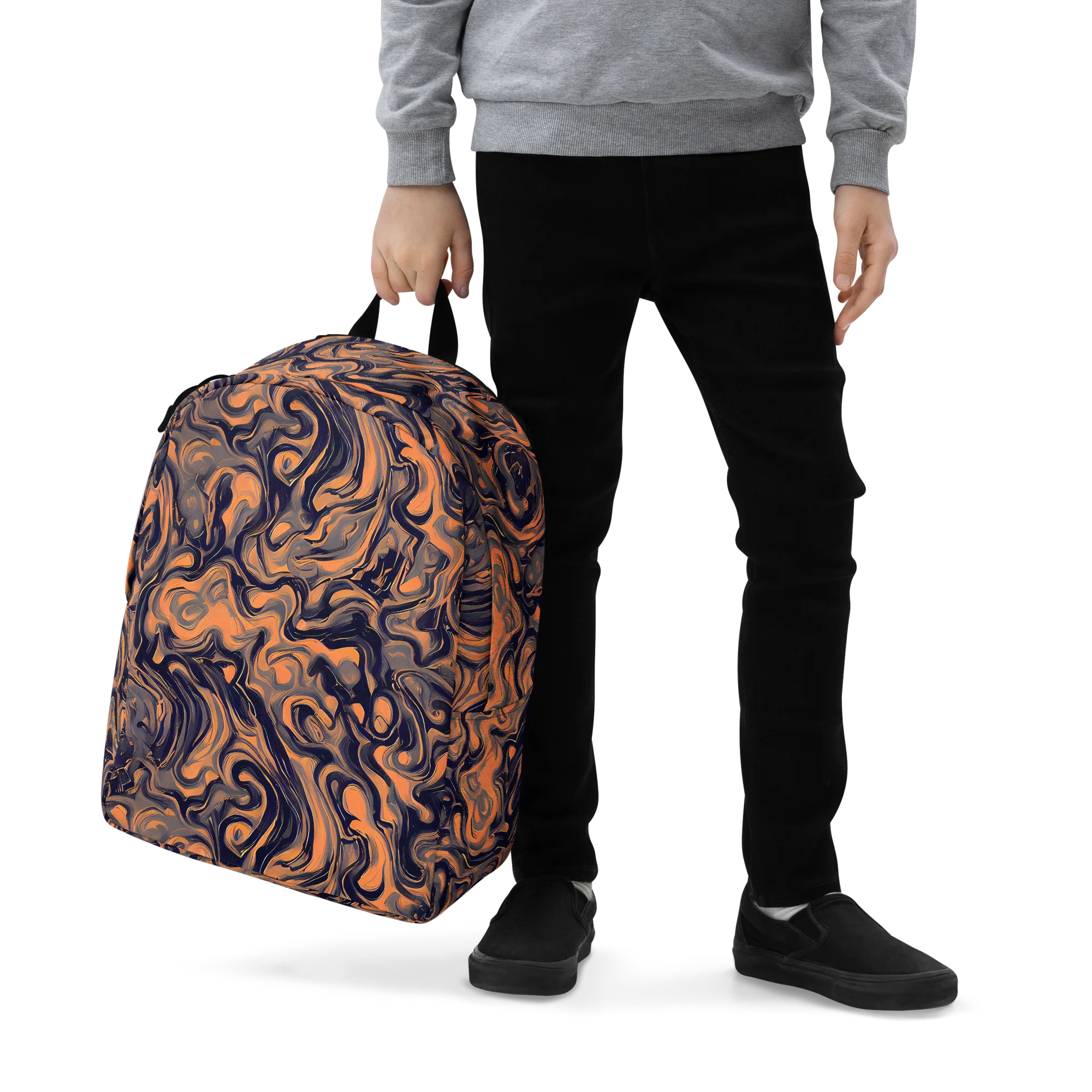 Amber Maelstrom on Minimalist Backpack — Zoomed-in