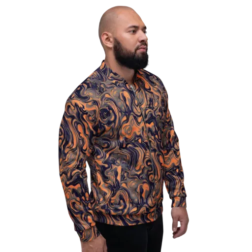 Amber Maelstrom on a Bomber Jacket