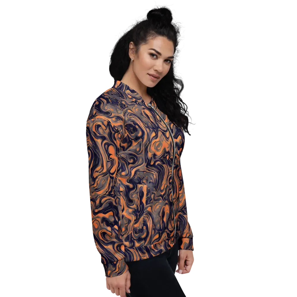Amber Maelstrom on Bomber Jacket — Right