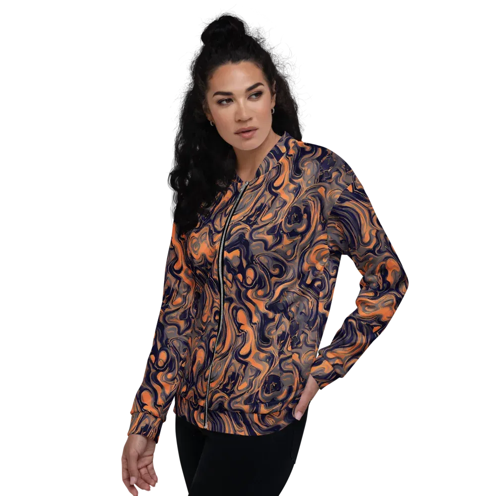 Amber Maelstrom on Bomber Jacket — Left