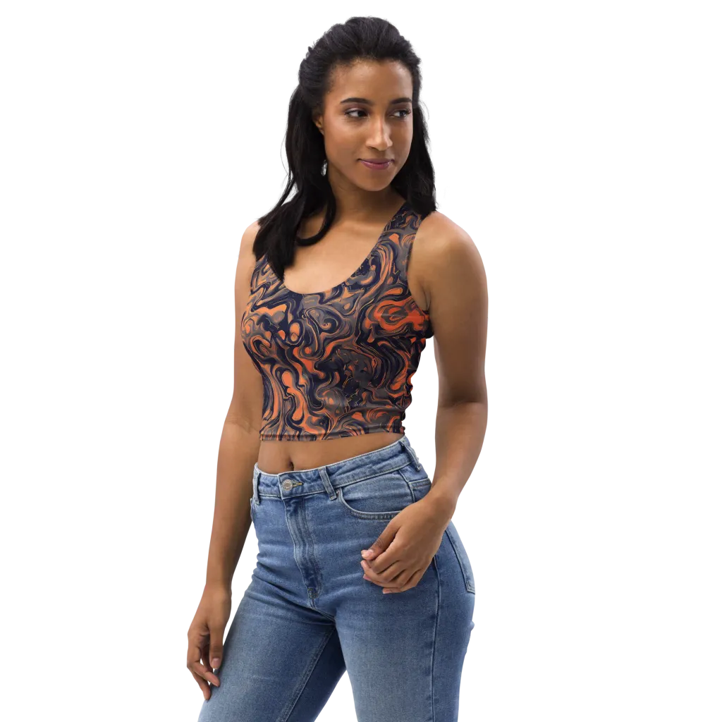 Amber Maelstrom on Crop Top — Left Front