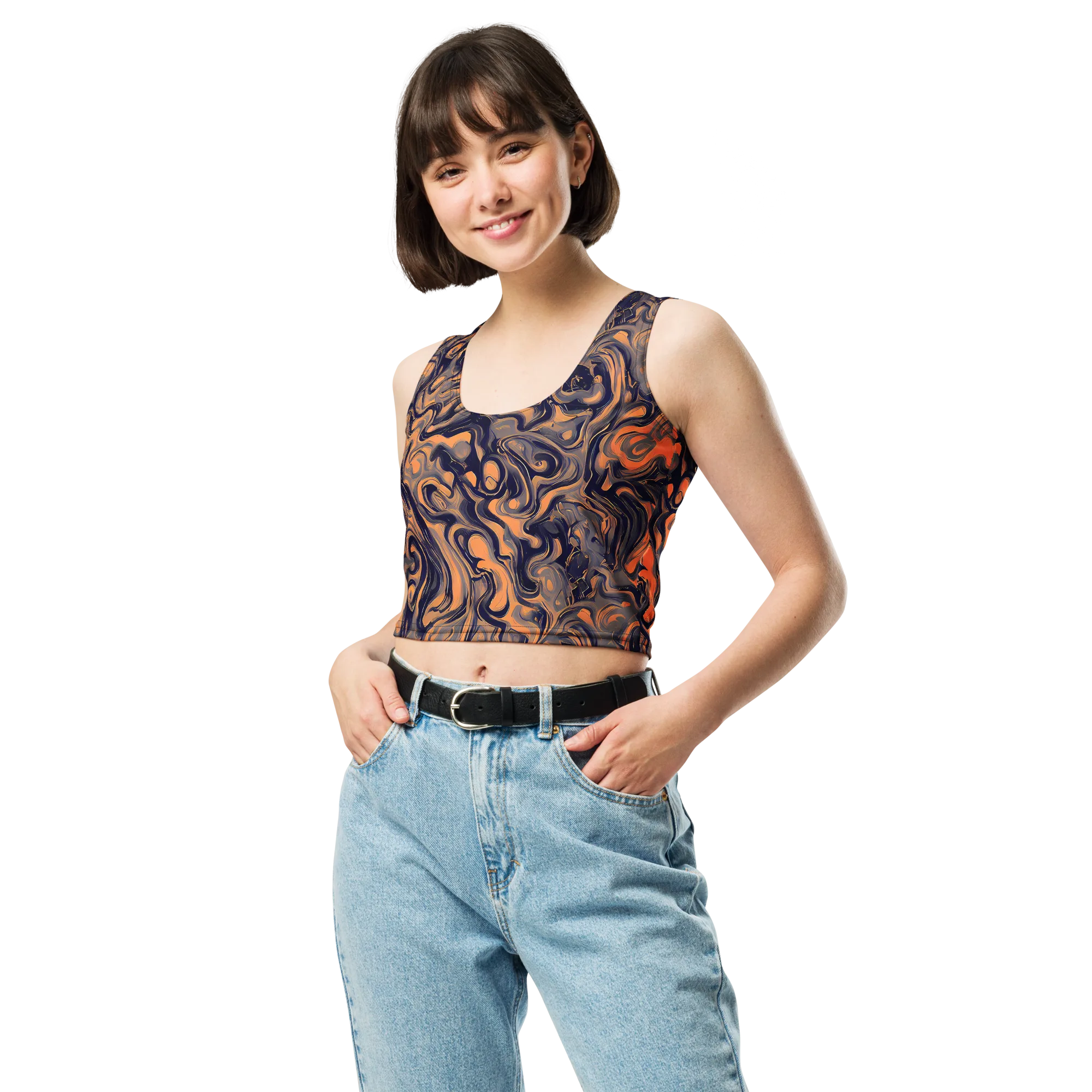 Amber Maelstrom on Crop Top — Front