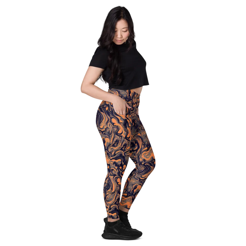Amber Maelstrom on Leggings with Pockets — Right