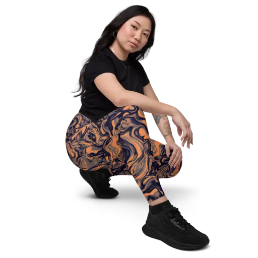 Amber Maelstrom on a Leggings with Pockets