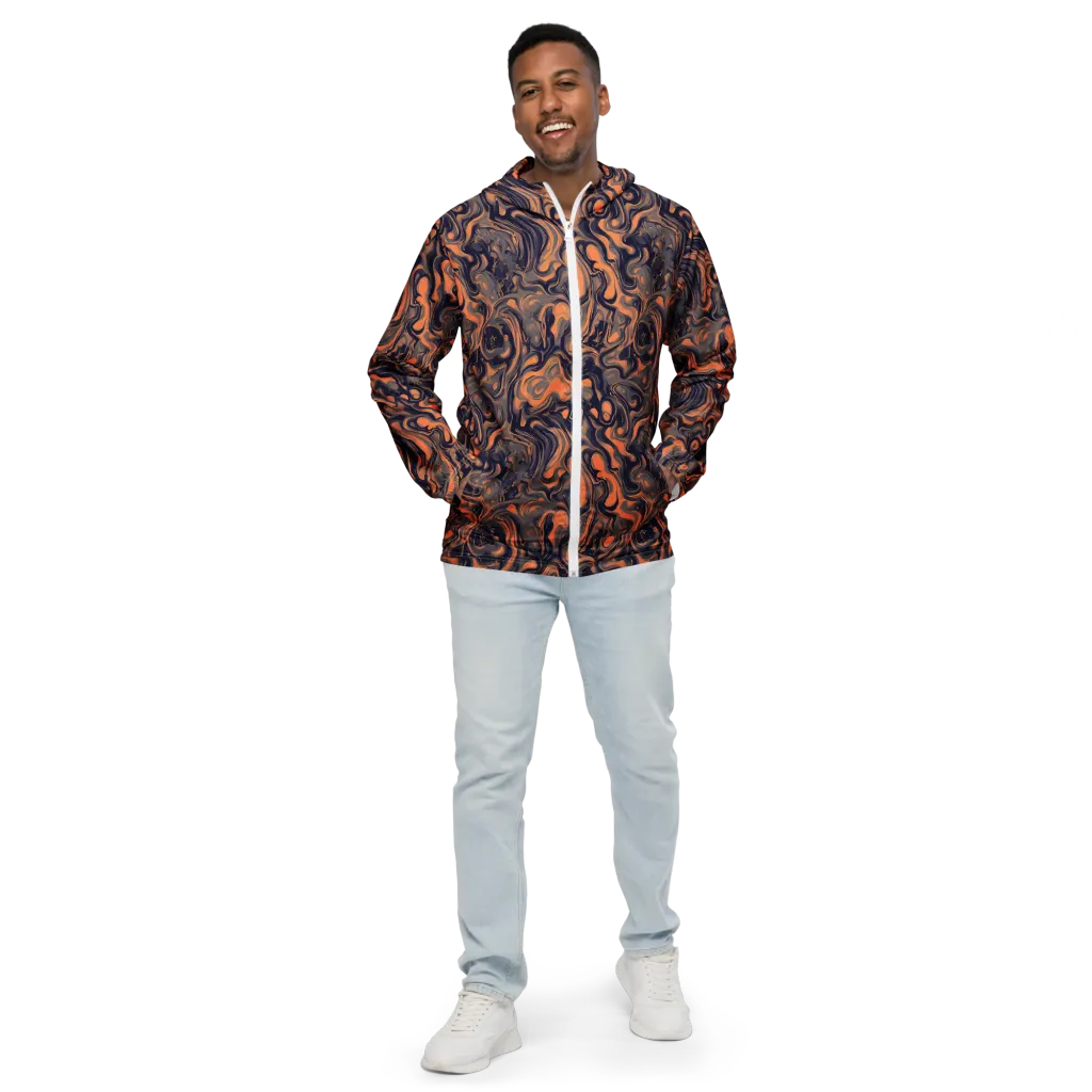 Amber Maelstrom on Men's Windbreaker — Front