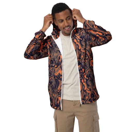 Amber Maelstrom on a Men's Windbreaker