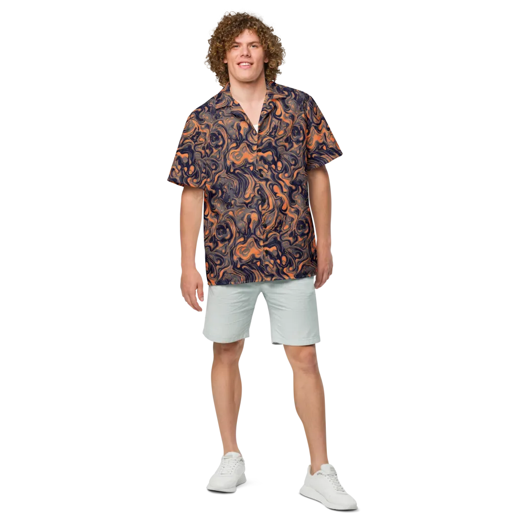 Amber Maelstrom on Button Shirt — Front