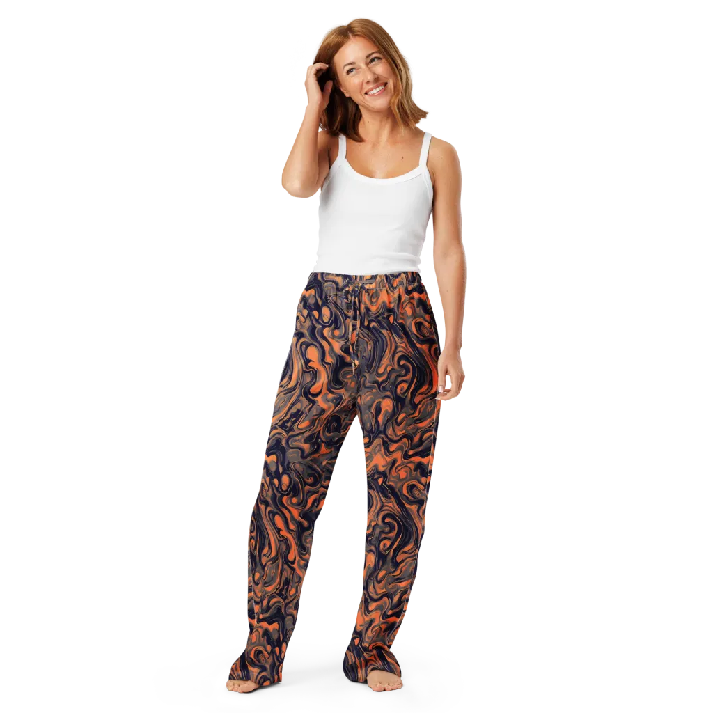 Amber Maelstrom on Women's Pajama Pants — Front