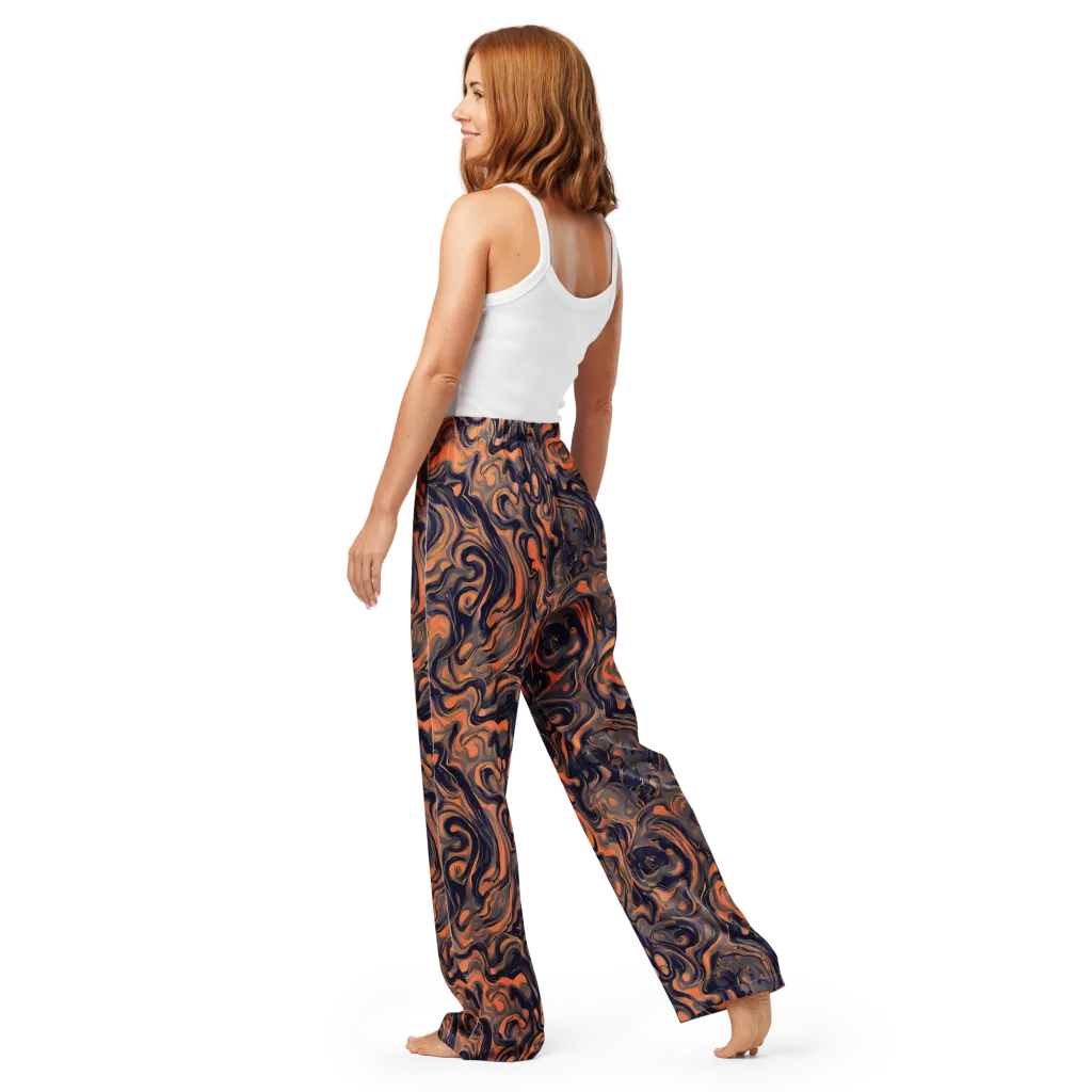 Amber Maelstrom on Women's Pajama Pants — Back