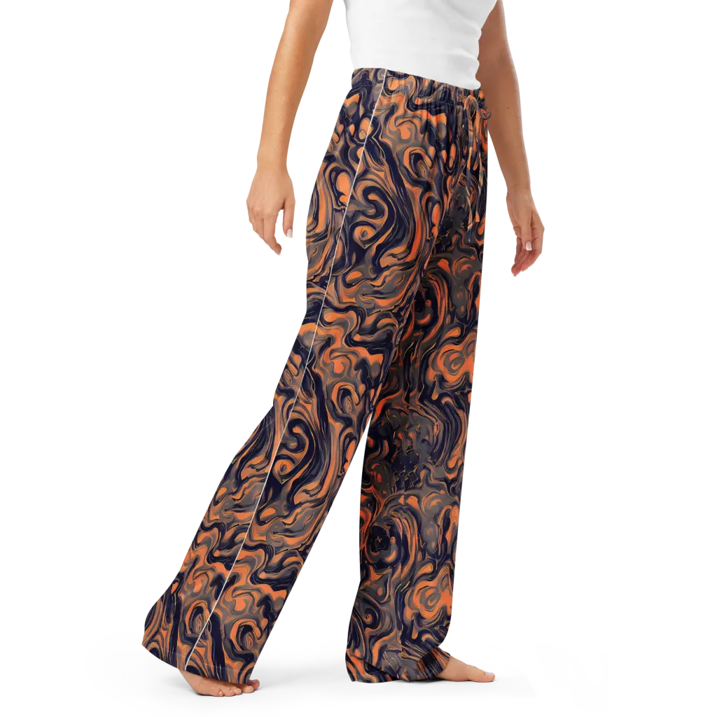 Amber Maelstrom on Women's Pajama Pants — Right Front