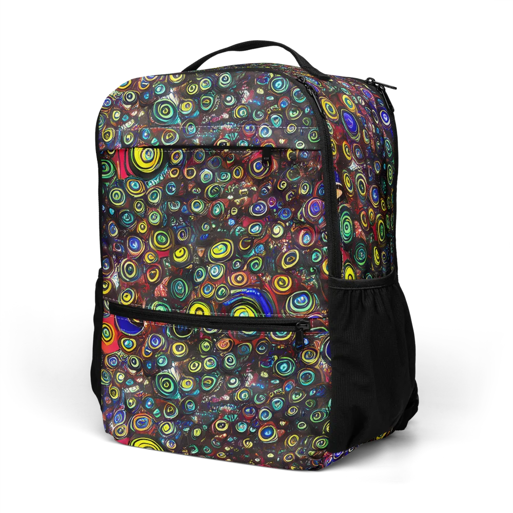 Neon Oculus on Utility Backpack — Left Front